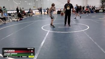 95 lbs Cons. Round 2 - Cayden Wright, Next Level WC vs Jack Benesh, Alber Athletics WC