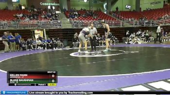 175 lbs Semis & Wb (16 Team) - Blaise Baughman, Blair vs Kellen Mann, Bennington