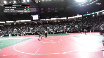 76 lbs Cons. Round 3 - Juliette Ollom, FSJ3 vs Eliza Toppin, GOW1