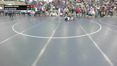 138 lbs Cons. Quarters - Jace Wootton, Westlake vs Morrison Sharo, Kearns
