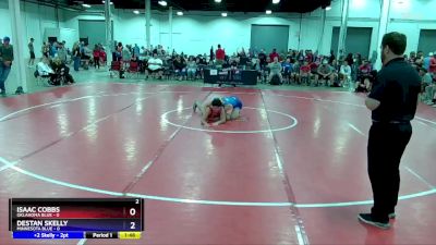 187 lbs Semis & 3rd Wb (16 Team) - Isaac Cobbs, Oklahoma Blue vs Destan Skelly, Minnesota Blue