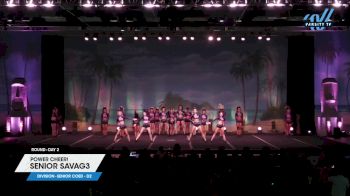 Power Cheer! - Senior Savag3 [2025 L3 Senior Coed - D2 Day 2] 2025 The American Open Orlando Nationals