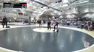 116 lbs Champ. Round 1 - Logan Dotta, Elk Grove Wrestling Academy vs Dominic Rosa, Darkhorse
