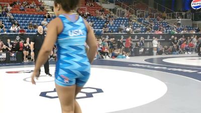 190 lbs Champ. Rd Of 32 - Kaylie Staples, Iowa vs Kanata Richardson, Michigan