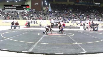 132 lbs Cons. Round 1 - Camren Walls, Tates Creek vs Daxton Baker, Montgomery County