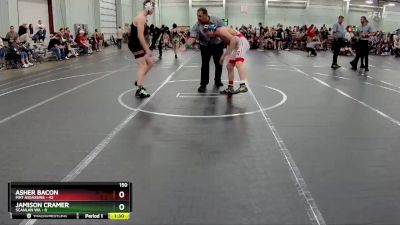 150 lbs Round 1 (8 Team) - Asher Bacon, Mat Assassins vs Jamison Cramer, Scanlan WA