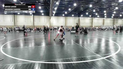 113 lbs 3rd Place - Bryce Lavoie, Heart And Pride Wrestling Club vs Brandon Canaval, Eagle Wrestling Club-Duals