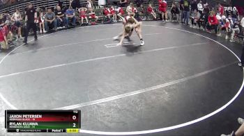 112 lbs Finals (8 Team) - Rylan Kujawa, Minnesota Gold vs Jaxon Petersen, Nebraska Black