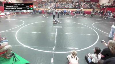 53 lbs Cons. Sub-quarters - Cameron Otto, Kuna Klub vs August Van De Moere, Emmett Wrestling Club
