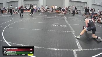 135 lbs Semifinal - Tucker Verbeck, Maize vs Caleb Benton, Compound Wrestling