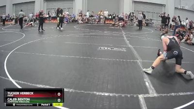 135 lbs Semifinal - Tucker Verbeck, Maize vs Caleb Benton, Compound Wrestling