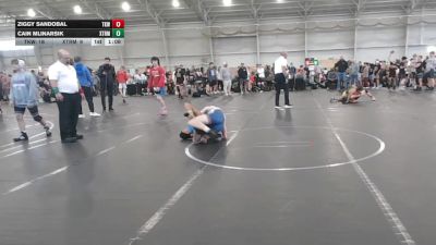 120 lbs Round 5 (8 Team) - Ziggy Sandobal, Team Kaizen Wrestling vs Cain Mlinarsik, Xtreme Team