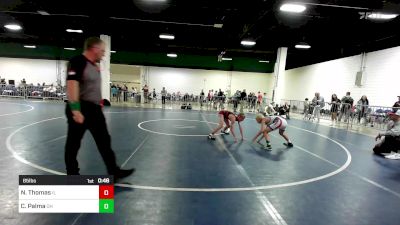 85 lbs Consi Of 16 #2 - Noah Thomas, IL vs Cole Palma, OH