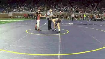 D2-132 lbs Champ. Round 1 - Deacon MacNeill, Brother Rice HS vs Carter Moore, Charlotte HS