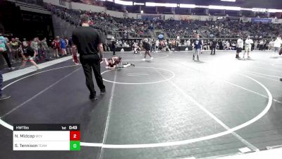 3rd Place - Noah Midcap, Webb City Youth Wrestling vs Samuel Tennison, Team Oklahoma