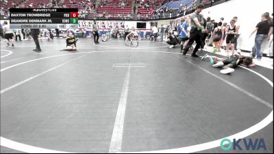 80 lbs Consi Of 8 #2 - Daxton Trowbridge, Piedmont vs DeAndre Denmark Jr., D3 Wrestling Cluib