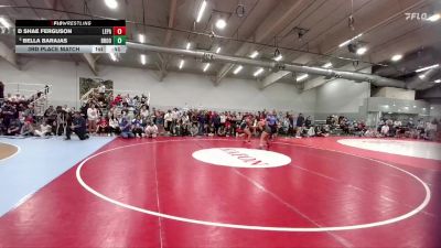 170 lbs 3rd Place Match - Bella Barajas, Broomfield vs D Shae Ferguson, Lewis-Palmer