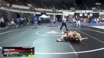 144 Elite Varsity Champ. Round 2 - Jacob Elsensohn, Brother Martin vs Henry Betke, Thompson