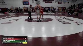 184 lbs Champ. Round 1 - Jacob Hiemstra, Central vs Tyler Dormanen, UW - La Crosse