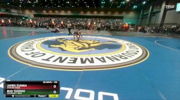 132 lbs Champ. Round 1 - Bud Thomas, University Prep vs James Zuniga, Shadow Ridge