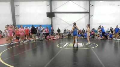 56 lbs Rr Rnd 2 - Saige Olver, Valkyrie Girls WC - W vs Payton Hinkle, MGW Monkey Business - W