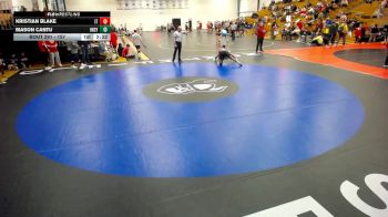 157 lbs Cons. Round 3 - Mason Cantu, Indianapolis vs Kristian Blake, Indiana Tech