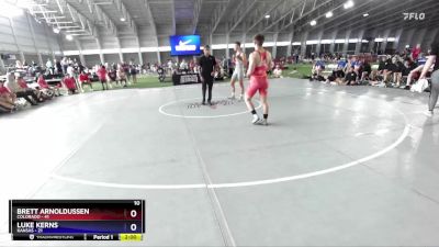 165 lbs Round 1 (8 Team) - Brett Arnoldussen, Colorado vs Luke Kerns, Kansas