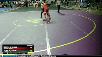 D 1 215 lbs Champ. Round 2 - Blair Rousseau, Catholic - B.R. vs Ethan Simmons, Brother Martin