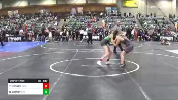 116 lbs Quarterfinal - Tescha Gensaw, Gensaw Elite vs Bailey Cathey, Swamp Monsters