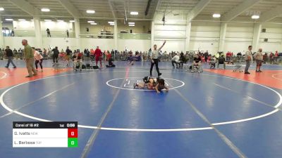 56 lbs Consi Of 16 #2 - Grogan Ivatts, New England Gold WC vs Lucas Barbosa, Top Flight Wr Ac