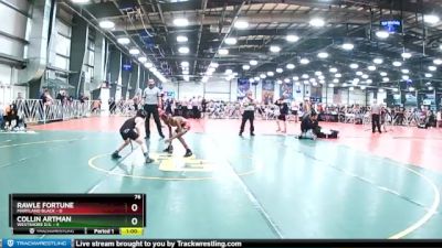 76 lbs Rd# 4- 2:00pm Friday Final Pool - Rawle Fortune, Maryland Black vs Collin Artman, Westshore D.S.