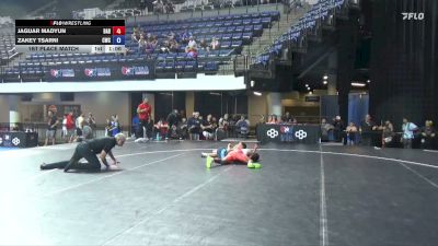 135 lbs 1st Place Match - Jaguar Madyun, Bay Area Dragons vs Zakey Tsarni, Capital Wrestling Club