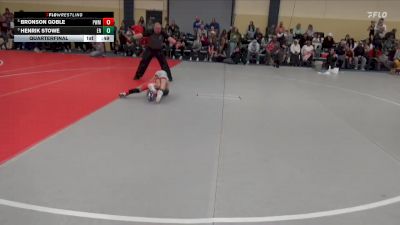 45 lbs Quarterfinal - Henrik Stowe, Elk River vs Bronson Goble, Pursuit Wrestling Minnesota