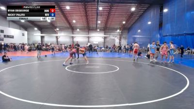144 lbs Final - Ryan DeGeorge, SKWC - HS vs Nicky Palito, Refugee All-Stars - HS