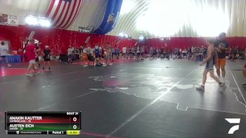 95-95 lbs Round 2 - Anakin Kautter, Cumberland vs Austen Eich, Xavier