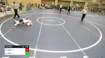 85 lbs Semifinal - Samuel Dagel, Legends Of Gold vs Uriah Allen, Nwwc