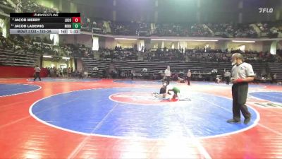 120-3A Quarterfinal - Jacob Merry, Lumpkin Co. vs Jacob Ladewig, North Hall