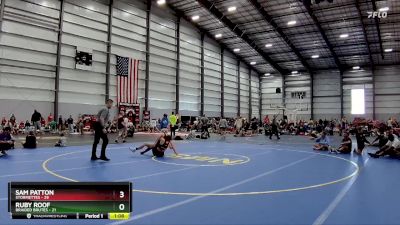 132 lbs Semis - R1 Wb - Sam Patton, STORMETTES vs Ruby Roof, Braided Brutes