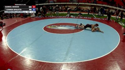150 lbs Cons. Sub-semis - Gabriel Benson, Oregon vs Conner Spaletta, Idaho