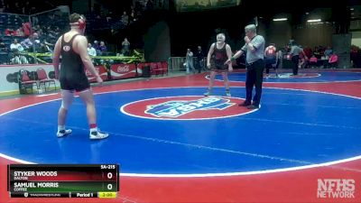 5A-215 lbs Quarterfinal - Styker Woods, Dalton vs Samuel Morris, Coffee