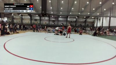 Junior FK - 150 lbs Cons. Round 3 - Henry Feduff, Airborne Wrestling Club vs Liam Land, Washington