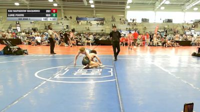 120 lbs Rr Rnd 1 - Kai Napadow Baquero, MetroWest United Lightning - HSB vs Luke Foote, Vougars Wrestling - HSB