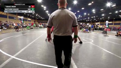 184 lbs Rd Of 16 - Isaac Dean, Iowa State vs Matthew Walsh, Harvard