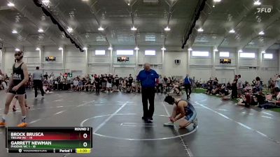 157 lbs Round 2 (4 Team) - Brock Brusca, Trojan WC vs Garrett Newman, Phoenix WC 1