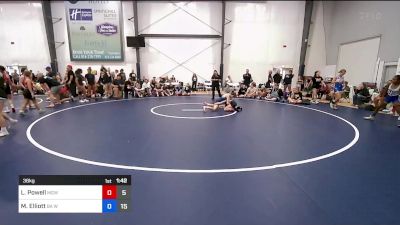 36 kg Semifinal - London Powell, MGW Death By Chocolate vs Maisie Elliott, WOW