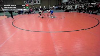 144 lbs Champ. Round 2 - David Ruvalcaba, Rogers vs Matthew Wilson, Lafayette (Wildwood)