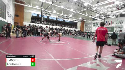 157 lbs Quarterfinal - Isaiah Murray, Quartz Hill vs Gavin Tsukiyama, North Torrance