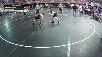 100 lbs Champ. Round 1 - Evan Woehrer, CWO vs Nash Vrbka, Double Dog Wrestling