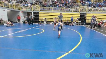 46 lbs Consi Of 8 #2 - Axel Swopes, Newkirk Takedown Club vs Paysen Spurgeon, Cushing Tigers