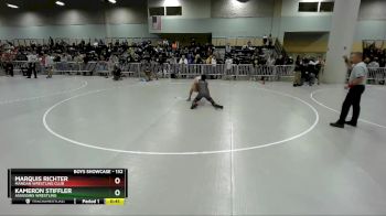 132 lbs Cons. Round 1 - Marquis Richter, Mandan Wrestling Club vs Kameron Stiffler, Assassins Wrestling